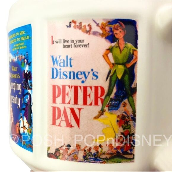 DISNEY Classics style Movie Poster Mug Dumbo, Peter Pan, Cinderella & more - Picture 11 of 11